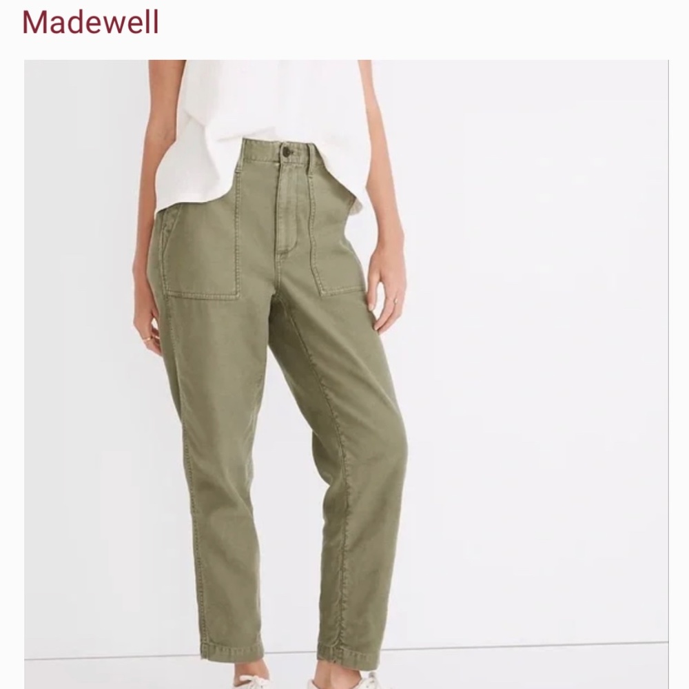 Madewell griff tapered fatigue pants size 26